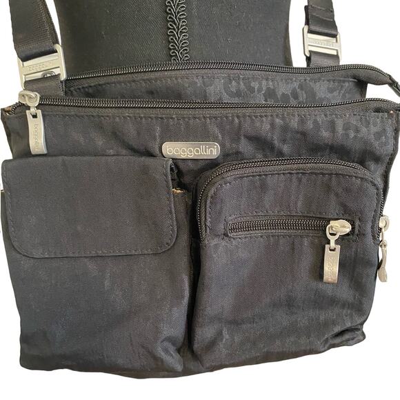 Baggallini Black Crossbody Nylon Adjustable Strap - Picture 7 of 8